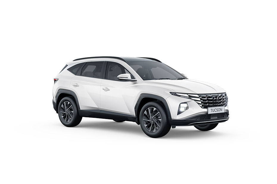 Hyundai Tucson in Polar White — V-KOOL heat control film