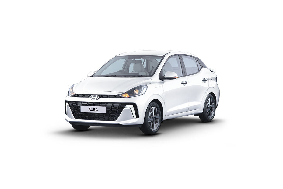 Hyundai Aura in Atlas White — V-KOOL heat control film