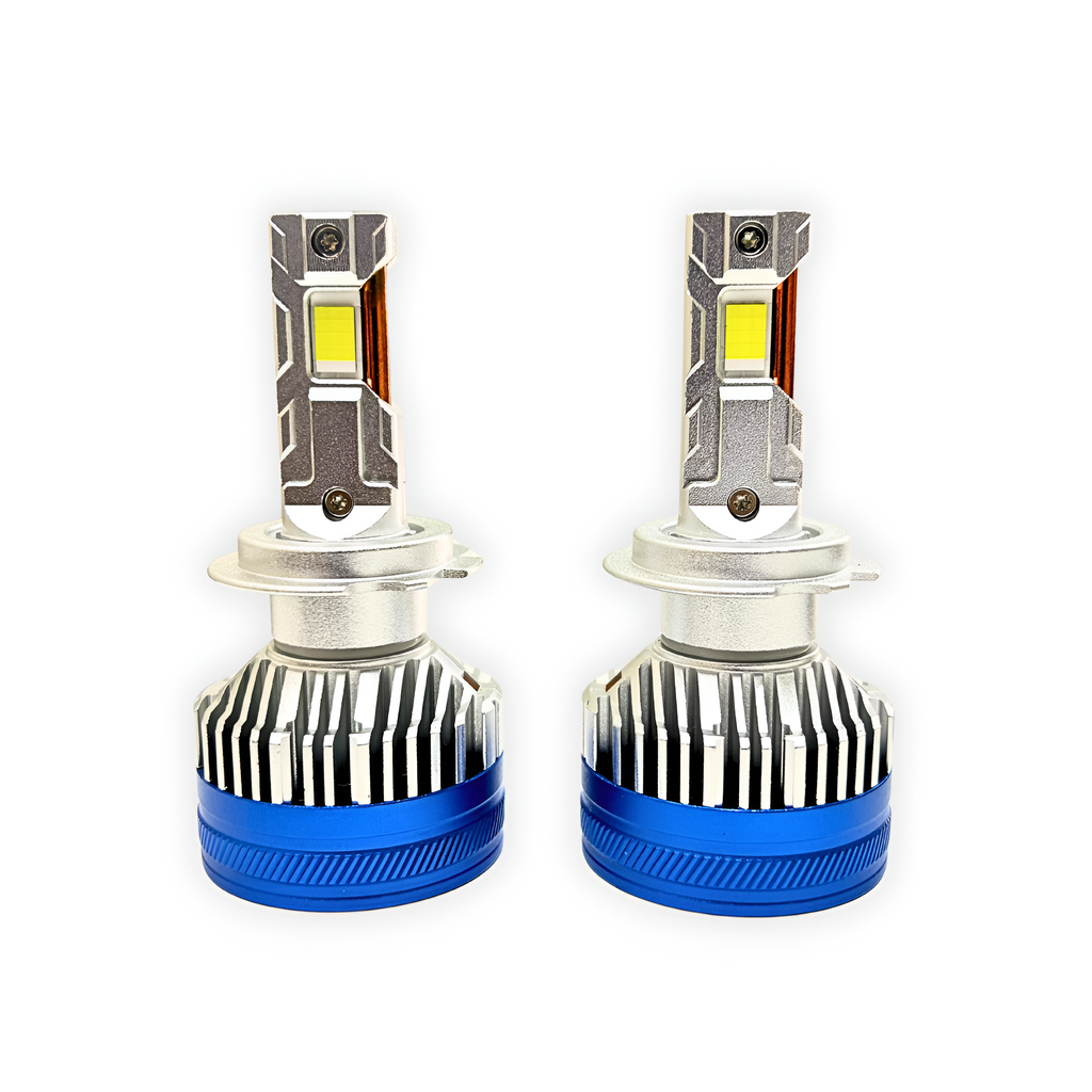 ACE AUTOS | H7/H19 LED Headlight Bulb 4300K, 250W (Set of 2 Bulbs)