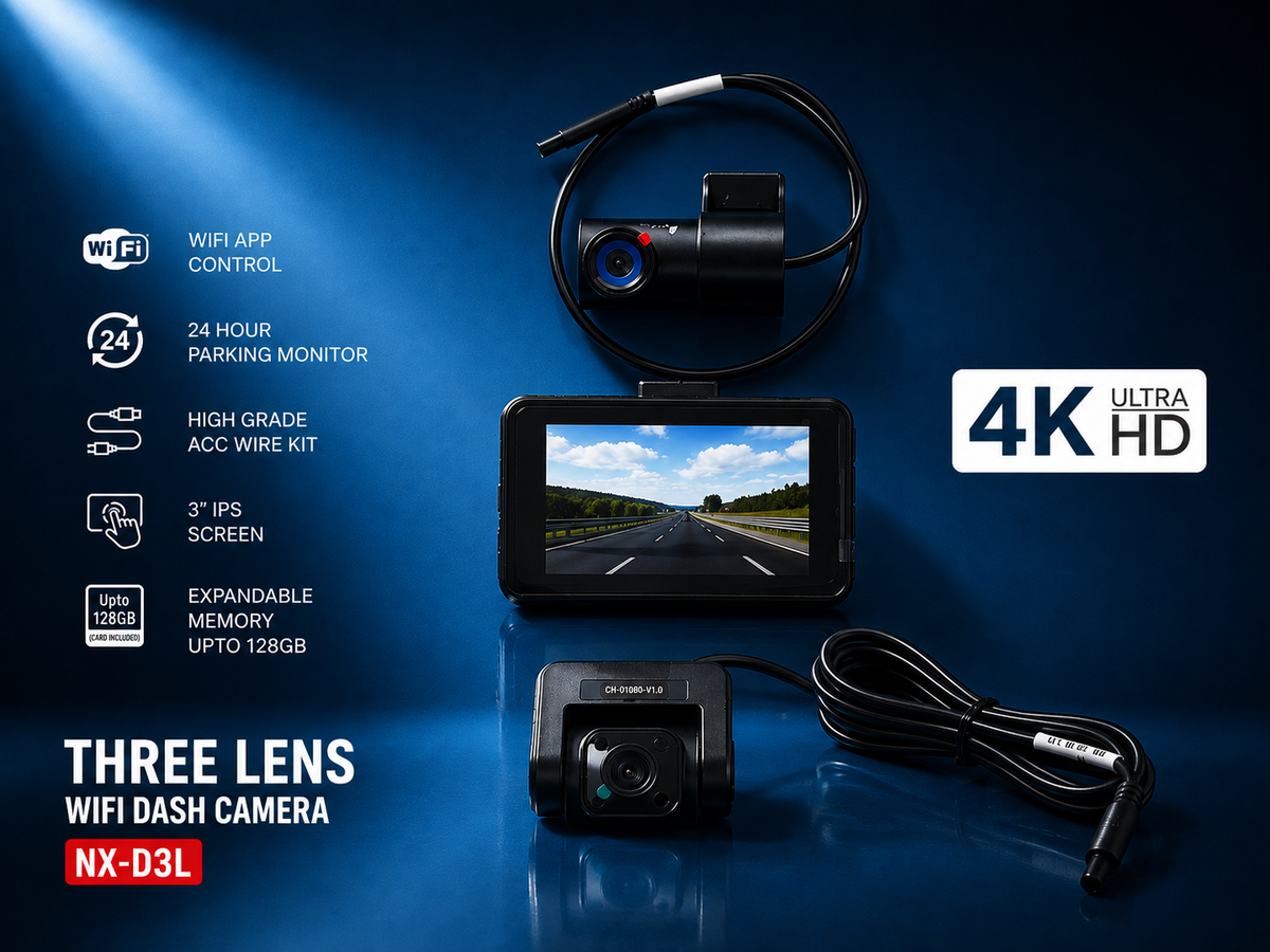 Novitixx (3 in 1) Dashcam NX-D3L