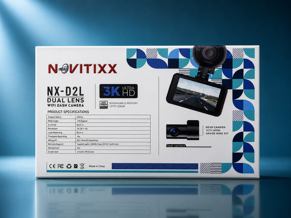 Novitixx (2 in 1) Dashcam NX-D2L