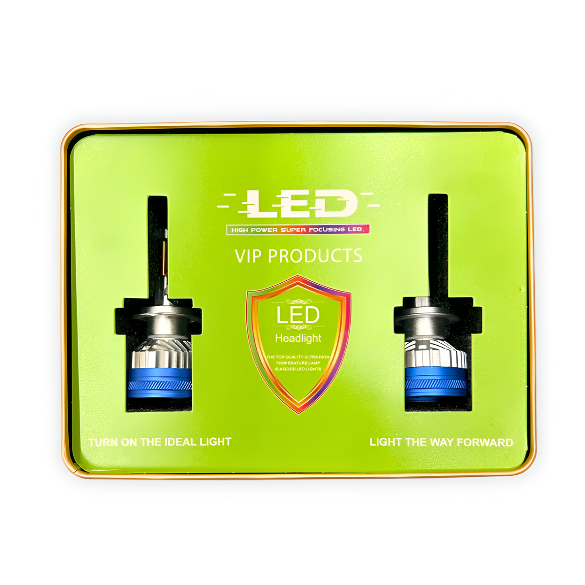 ACE AUTOS | H7/H19 LED Headlight Bulb 4300K, 250W (Set of 2 Bulbs)