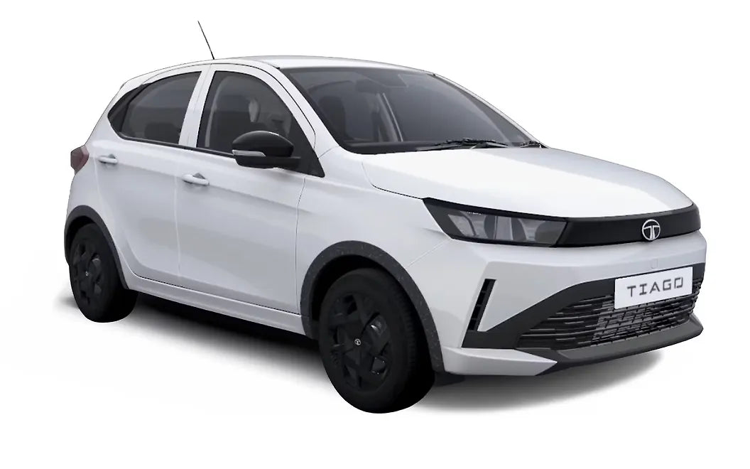 Tata Tiago in Pristine White — V-KOOL heat control film
