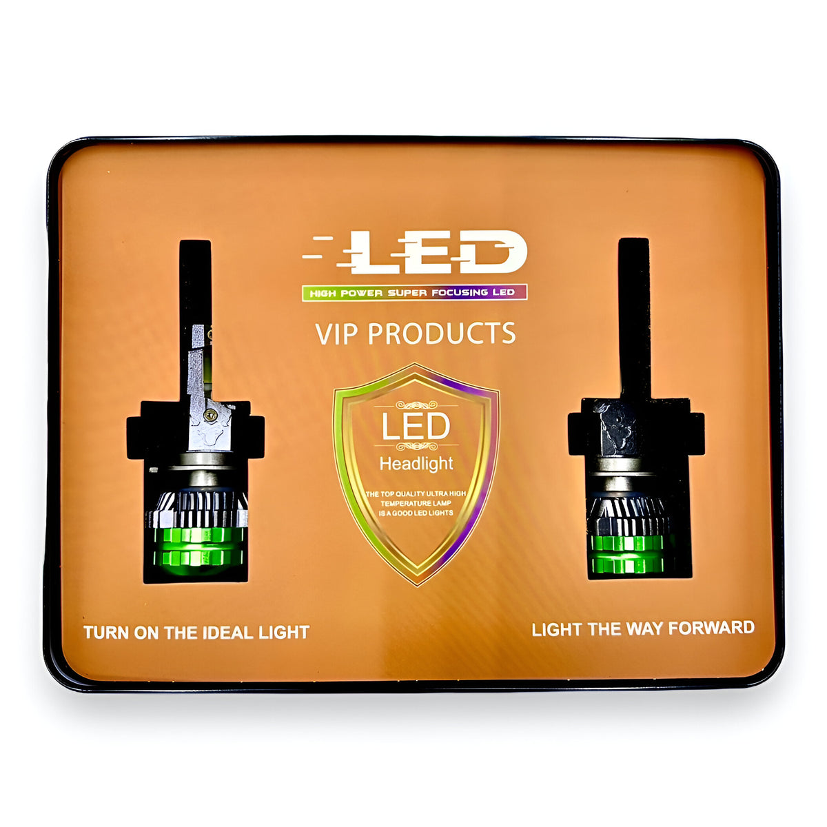 ACE H7/H18 Tricolor LED Headlight Bulb 250W (Set of 2 Bulbs)