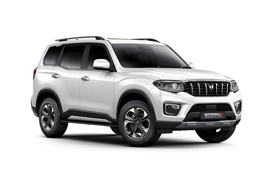 Mahindra Scorpio-N in Everest White — V-KOOL heat control film