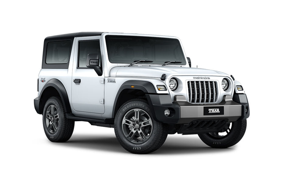 Mahindra Thar in Everest White — V-KOOL heat control film