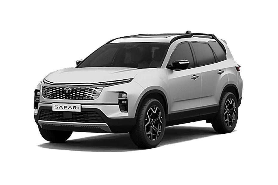 Tata Safari in Frost White — V-KOOL heat control film