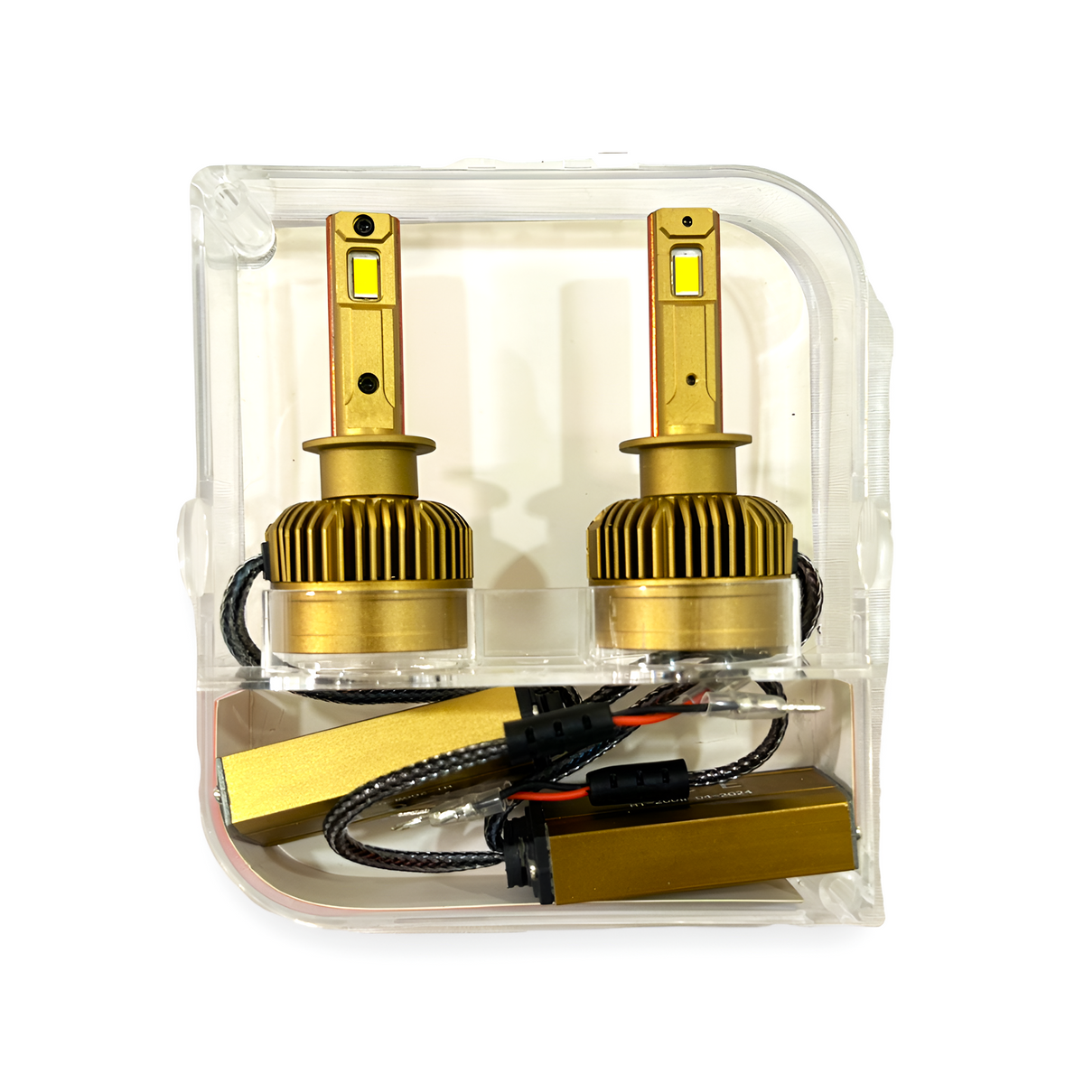 ACE AUTOS | H1 LED Headlight Bulb 4300K, 200W (Set of 2 Bulbs)