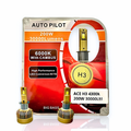 ACE AUTOS | H3 LED Headlight Bulb 4300K (Warm White), 200W (Set of 2 Bulbs)