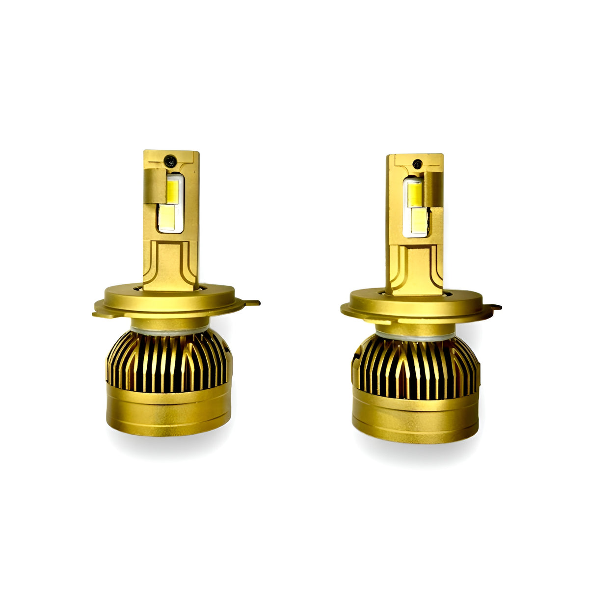 ACE AUTOS | H4/H19 LED Headlight Bulb 4300K (Warm White), 200W (Set of 2 Bulbs)