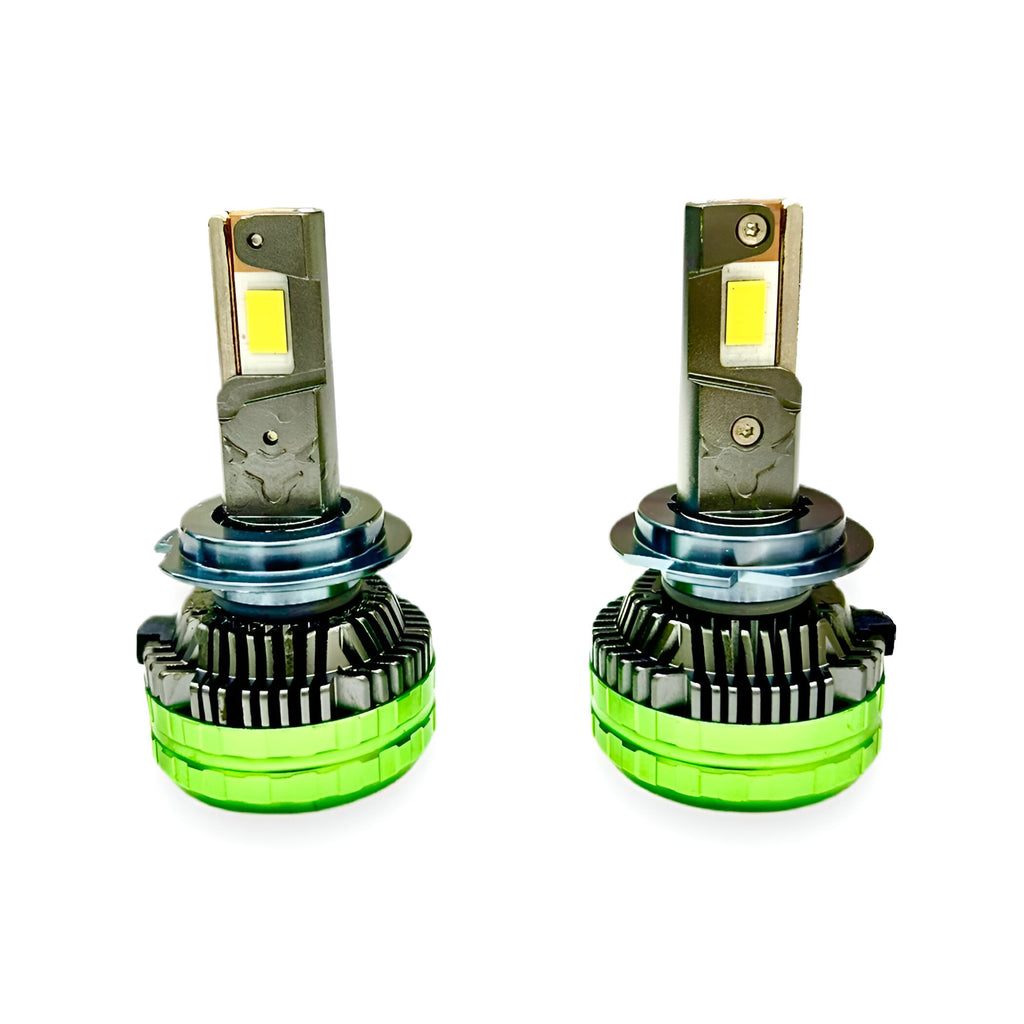 ACE AUTOS | H7/H18 LED Headlight Bulb 6000K, 250W (Set of 2 Bulbs)