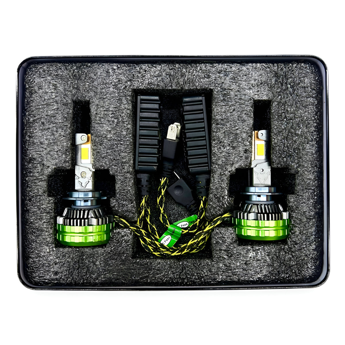 ACE AUTOS | H7/H18 LED Headlight Bulb 6000K, 250W (Set of 2 Bulbs)