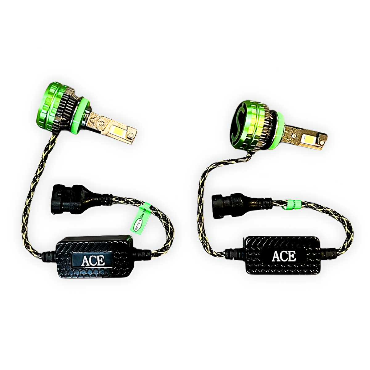 ACE AUTOS | 9005/HB3 LED Headlight Bulb 6000K, 250W (Set of 2 Bulbs)