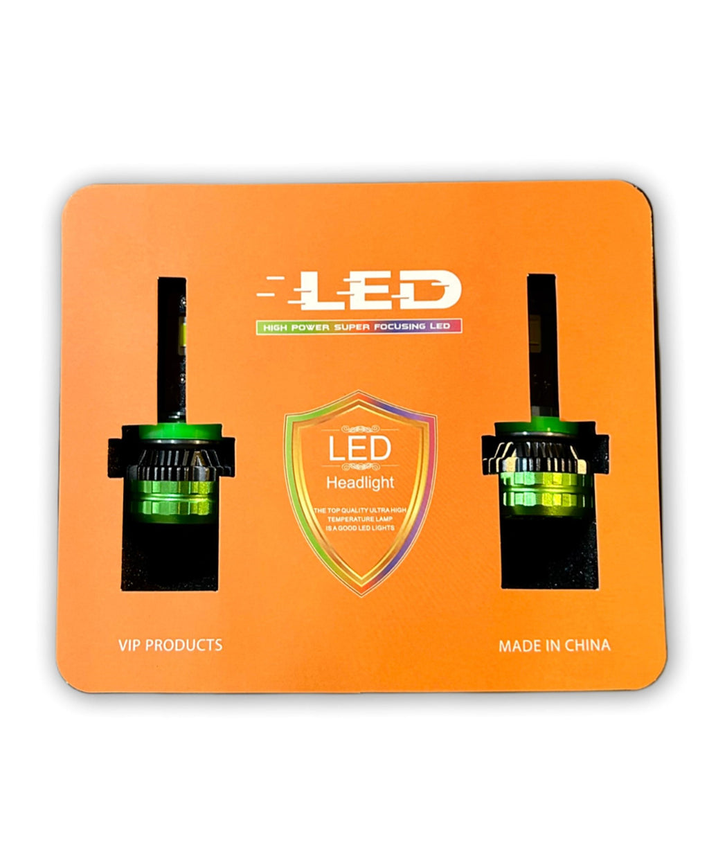 ACE AUTOS | 9005/HB3 Tricolor LED Headlight Bulb 250W (Set of 2 Bulbs)