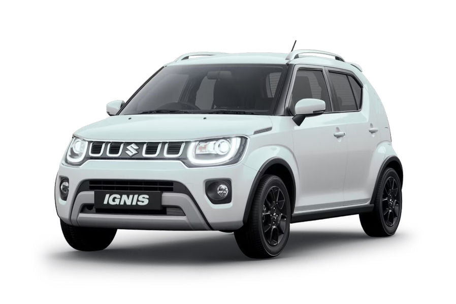 Maruti Suzuki Ignis in Pearl Arctic White — V-KOOL heat control film