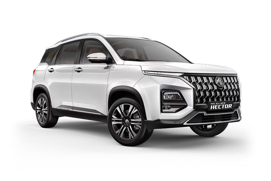 MG Hector in Pearl White — V-KOOL heat control film