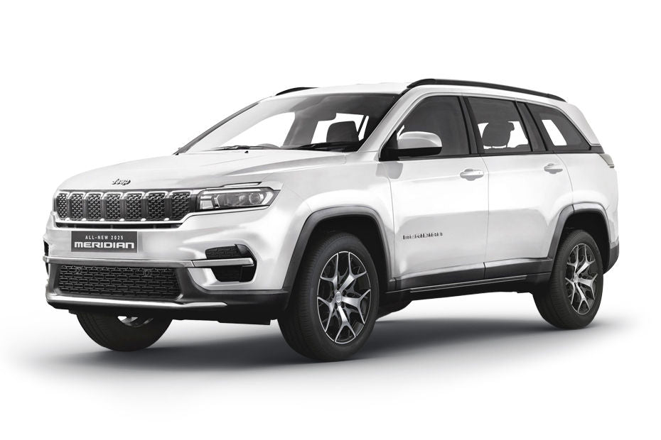 Jeep Meridian in Pearl White — V-KOOL heat control film