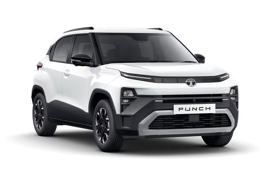 Tata Punch in Pristine White — V-KOOL heat control film