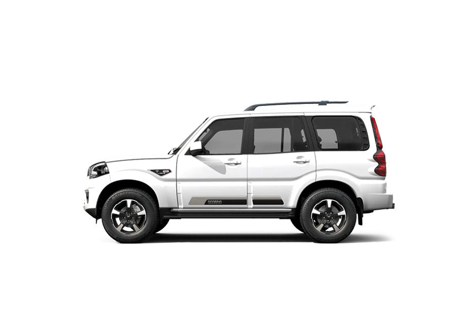 Mahindra Scorpio Classic in Everest White — V-KOOL heat control film