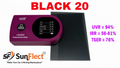 SunFlect Nano Ceramic Film IR Black 20 spec sheet