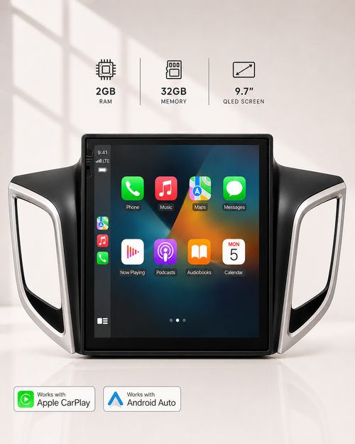 Creta (2015-2019) Android Screen 9.7 inch - display and features