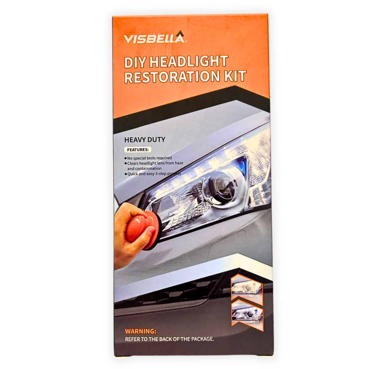 Ace Autos DIY Headlight Restoration Kit - product packaging front
