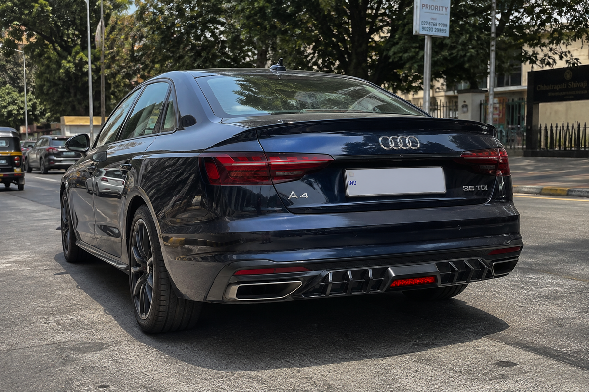F1 Style Rear Diffuser with LED Brake Light - LED lit