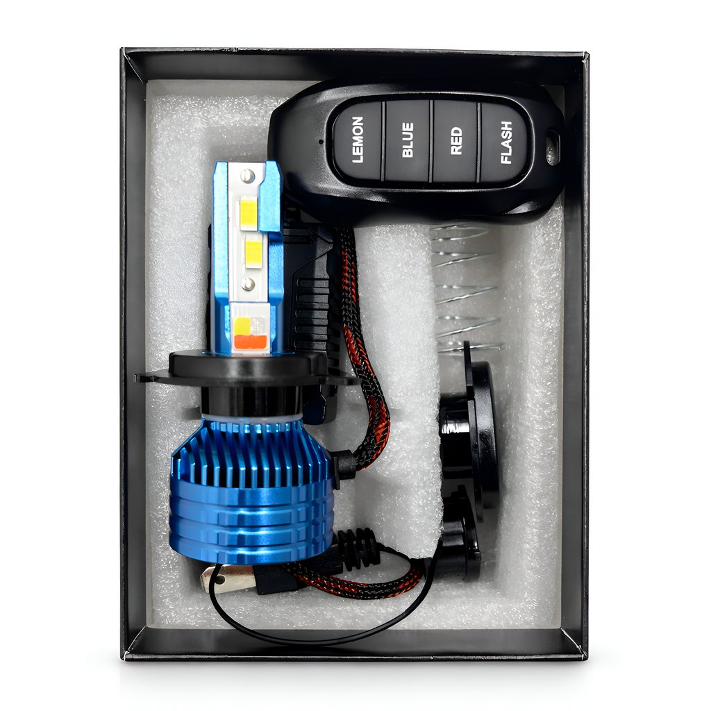 ACE Bike LED Headlight Bulb H4 5500K 100W
