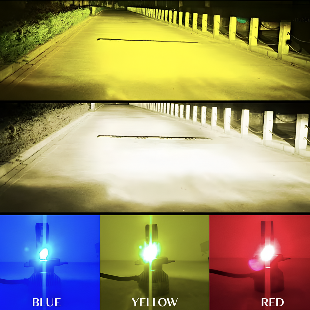 ACE Bike LED Headlight Bulb H4 5500K 100W