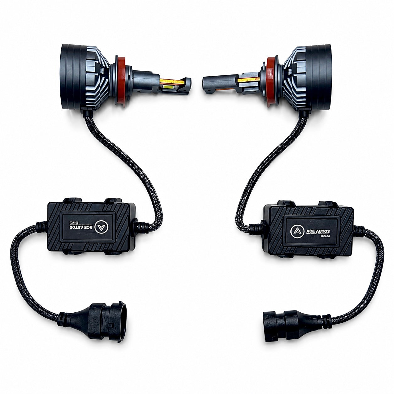 ACE H8/H9/H11 LED Headlight Bulb — 4300K, 300W