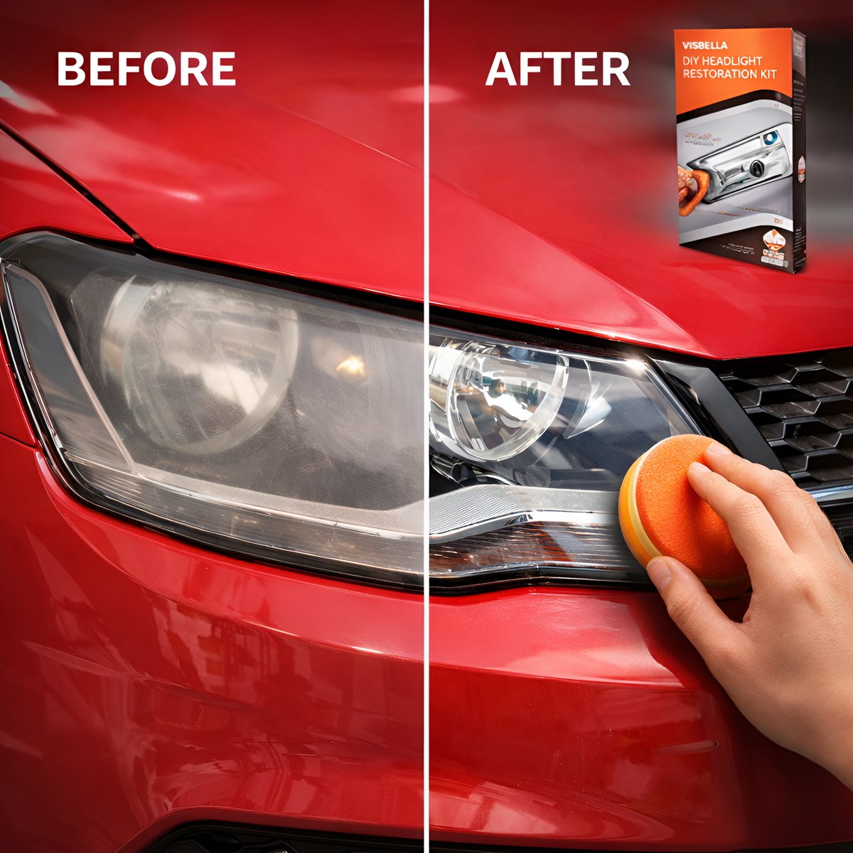 Ace Autos DIY Headlight Restoration Kit - product photo