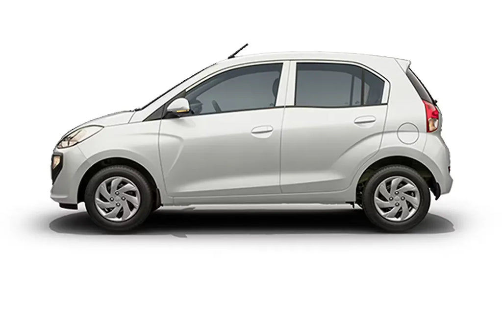 Hyundai Santro in Polar White — V-KOOL heat control film