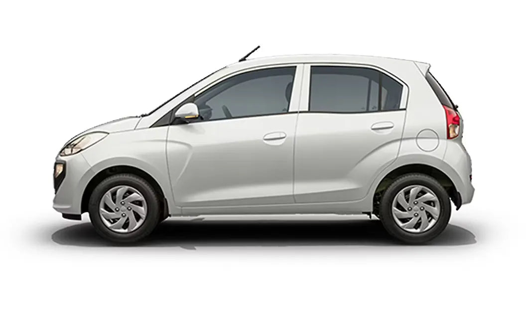 Hyundai Santro in Polar White — V-KOOL heat control film