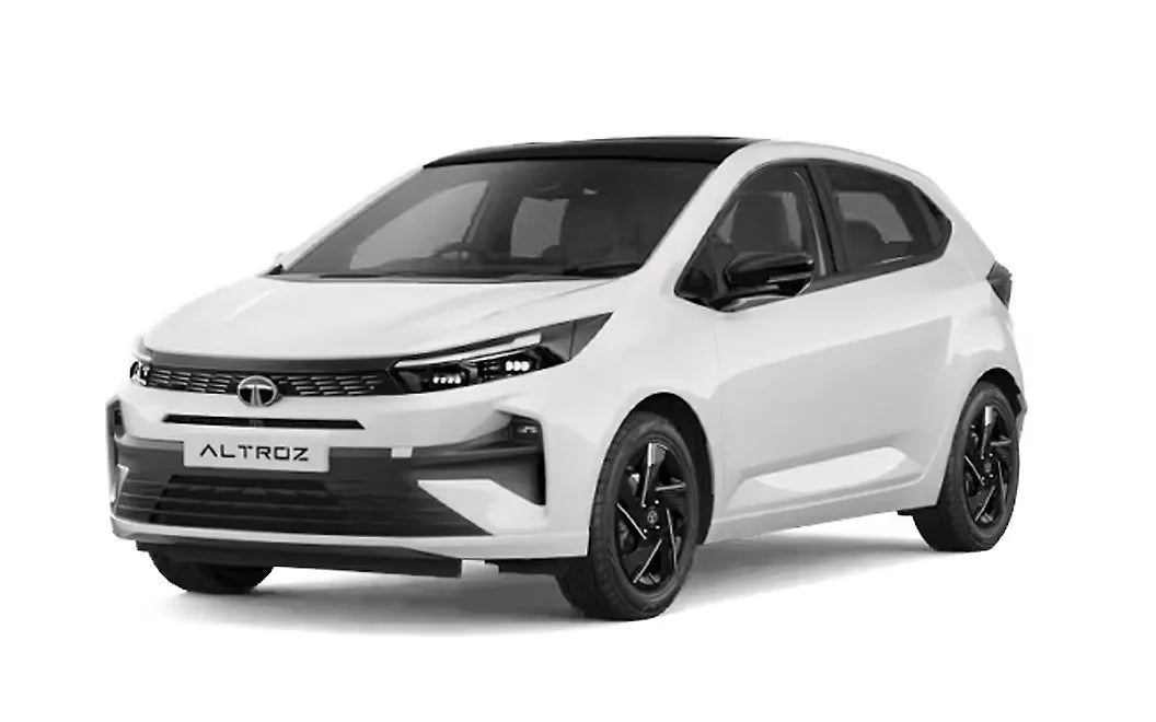 Tata Altroz in Pristine White — V-KOOL heat control film